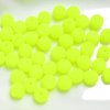100 Stück Glass Round Beads 3mm, Neon Yellow