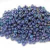 10g Röhrchen Miyuki Rocailles 11/0, Metallic Grey Purple Iris, *1898