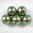 50 Stück Swarovski® Kristalle 5810, Crystal Pearls 3mm, Crystal Iridescent Green Pearl *930