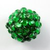1 Stück Shamballa Perle, grün, 16mm, Bohrung 2,5mm