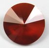 12 Stück Swarovski® Kristalle 1122 Rivoli, SS47 (10,5mm), Crystal Red Magma, Unfoiled *001REDM