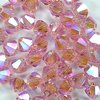 360 Stück Swarovski® Kristalle 5328, Xilion Beads 4mm, Light Rose AB2x *223AB2