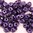 10g Beutel SuperDuo Beads 2,5x5mm, Metallic Suede - Purple
