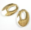 1 Stück Swarovski® Kristalle 6040 Helios Pendant, 40mm, Crystal Golden Shadow *001GSHA