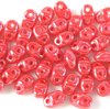10g Beutel MiniDuo Beads 2,5x4mm, ca.210 Stück, Luster- Coral Red