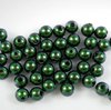 50 Stück Swarovski® Kristalle 5810, Crystal Pearls 3mm, Crystal Scarabaeus Green Pearl *946