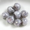 10 Stück Mushroom Buttons Beads ( Pilz Perlen) 9x8mm, Alabaster Teracota Copper