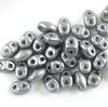 10g Beutel MiniDuo Beads 2,5x4mm, ca.210 Stück, Pastel Grey