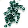 360 Stück Swarovski® Kristalle 5328 Xilion Beads 2,5mm, Emerald *205