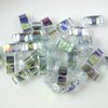 8g Röhrchen Miyuki Tila 1/2 Cut Perlen 5mm, Crystal Blue Rainbow *55025
