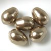 30 Stück Swarovski® Kristalle 5821, Crystal Pearls 11x8mm, Bronze Pearl *295