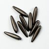 20 Stück Thorn Beads, Preciosa 5x16mm, Pastel Dark Brown