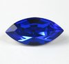 4 Stück Swarovski® Kristalle 4228 Navette 15x7mm, Majestic Blue Foiled *296