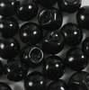 30 Stück Mushroom Buttons Beads ( Pilz Perlen) 6x5mm, Jet