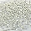 25g Beutel Miyuki Delica Beads 11/0, Bright Sterling Plated Matted, DB0551F-25