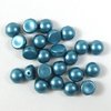 25 Stück Cabochon 2-hole Beads 6mm, mit 2 Löchern, Pastel Emerald