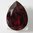 1 Stück Swarovski® Kristalle 4320, Pear Fancy Stone 18x13mm, Siam Foiled *208