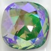 1 Stück Swarovski® Kristalle 4470 Quadrat Rivoli, 12mm, Crystal Paradise Shine Foiled *001PARSH