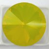 1 Stück Swarovski® Kristalle 1122 Rivoli 14mm, Yellow Opal Foiled *231