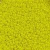 10g Röhrchen Miyuki Rocailles 11/0, Opaque Yellow, *0404