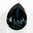 1 Stück Swarovski® Kristalle 4320, Pear Fancy Stone 18x13mm, Montana Foiled *207