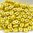 10g Beutel SuperDuo Beads 2,5x5mm, Powdery - Pastel Yellow