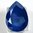 1 Stück Swarovski® Kristalle 4320, Pear Fancy Stone 18x13mm, Crystal Royal Blue *001L110S