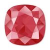 1 Stück Swarovski® Kristalle 4470 Quadrat Rivoli, 12mm, Crystal Royal Red Unfoiled *001ROYRD