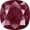 6 Stück Swarovski® Kristalle 4470 Quadrat Rivoli, 12mm, Crystal Royal Dark Red Unfoiled *001ROYGR-6