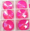 1 Stück Swarovski® Kristalle 1122 Rivoli, 18mm, Crystal Ultra Pink AB Unfoiled *001ULTPIAB