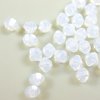50 Stück Swarovski® Kristalle 5328 Xilion Beads 3mm, White Opal *234