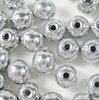 50 Stück Round Beads 4mm, Bohrung 1mm, Crystal Labrador Full