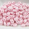 10g Beutel SuperDuo Beads 2,5x5mm, Powdery - Pastel Pink