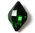 6 Stück Swarovski® Kristalle 4230 Lemon Fancy Stone, 23x15mm, Dark Moos Green Foiled *260