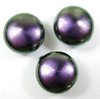 12 Stück Swarovski® Kristalle 5860 Crystal Coin Pearl 12mm, Iridescent Purple *943