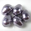 30 Stück Swarovski® Kristalle 5821, Crystal Pearls 11x8mm, Mauve Pearl *160