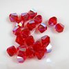 50 Stück Swarovski® Kristalle, 5328 Xilion Beads 4mm, Light Siam Shimmer *227SHIM