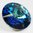 1 Stück Swarovski® Kristalle 1122 Rivoli, 18mm, Crystal Bermuda Blue Foiled *001BB