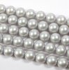 10 Stück Swarovski® Kristalle 5810, Crystal Pearl 8mm, Crystal Iridescent Dove Grey Pearl * 954