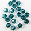 60 Stück Swarovski® Kristalle 5000, Beads 6mm, Blue Zirkon Satin *229SAT