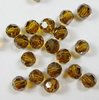 60 Stück Swarovski® Kristalle 5000, Beads 6mm, Topaz Satin *203SAT