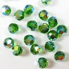 10 Stück Swarovski® Kristalle 5000, Beads 6mm, Fern Green AB2x *291AB2