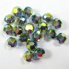 60 Stück Swarovski® Kristalle 5000, Beads 6mm, Black Diamond AB Full Coating *215ABFC