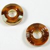 1 Stück Swarovski® Kristalle 5139, Ring Bead 12,5mm, Crystal Copper *001COP
