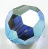 6 Stück Swarovski® Kristalle 5000, Beads 8mm, Indian Sapphire AB Full Coating *217ABFC