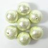 10 Stück Miyuki Cotton Pearls Ø 8mm, Mint Green