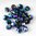 20 Stück Swarovski® Kristalle 5000, Beads 4mm, Jet Shimmer 2x *280SHIM2