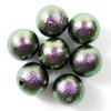 10 Stück Miyuki Cotton Pearls Ø 8mm, Rich Green Black