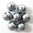 10 Stück Miyuki Cotton Pearls Ø 8mm, Rich Grey