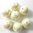 10 Stück Miyuki Cotton Pearls Ø 8mm, Rich Cream